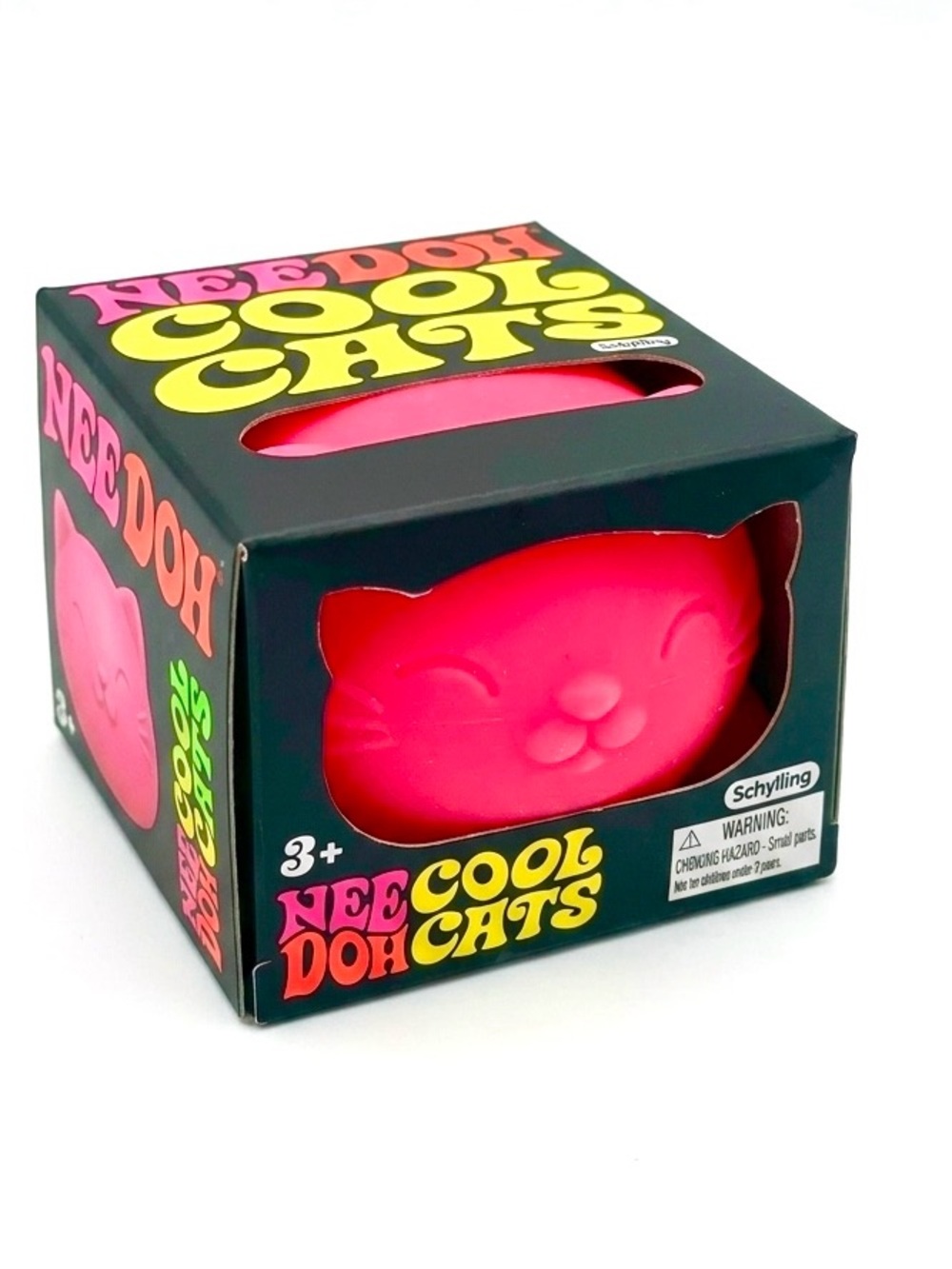 Needoh Cool Cats 💗 Pink cat Nee Doh NEW Sealed Authentic
